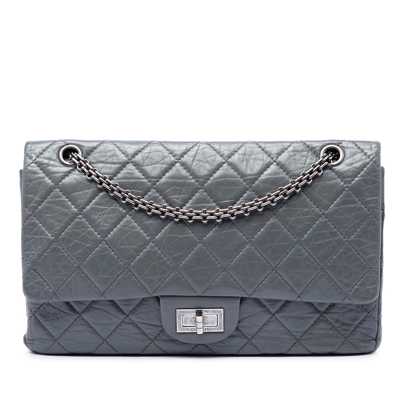 Quilted Aged Calfskin Reissue 2.55 Double Flap 227 - Image 1