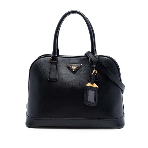Medium Saffiano Lux Open Promenade Satchel - Image 1