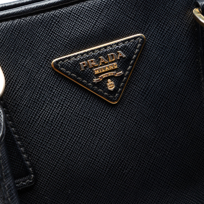 Medium Saffiano Lux Open Promenade Satchel - Image 5