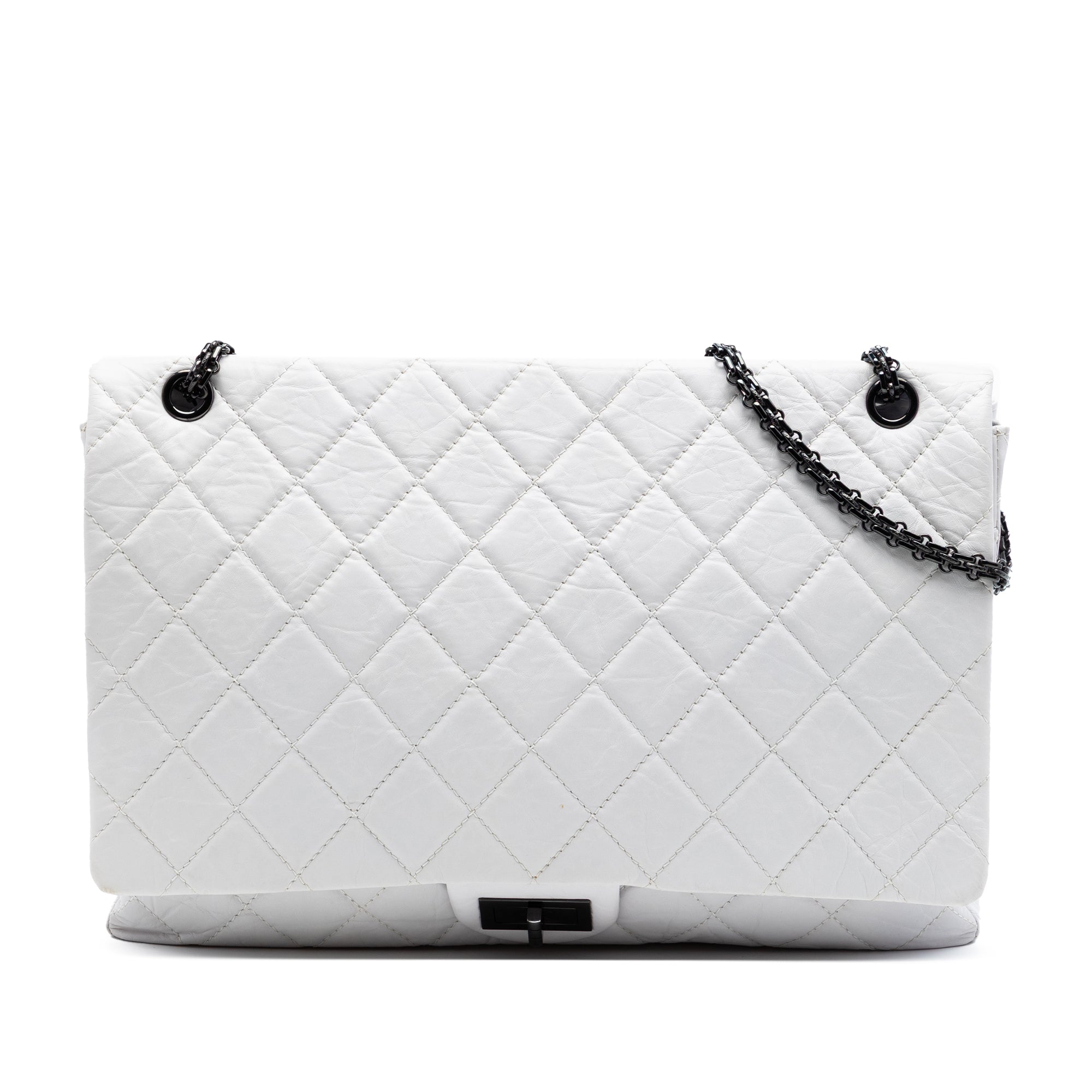 Maxi Quilted Aged Calfskin Reissue 2.55 Single Flap - Image 1