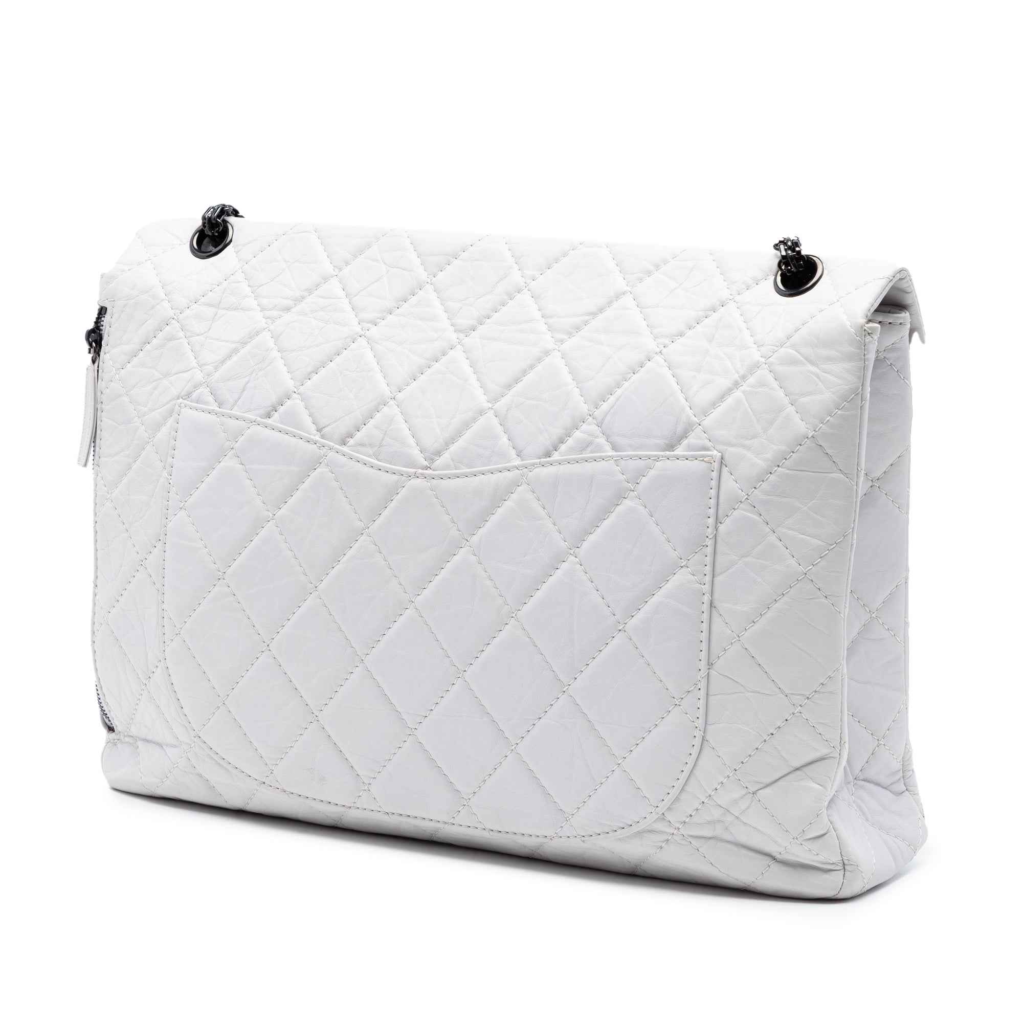 Maxi Quilted Aged Calfskin Reissue 2.55 Single Flap - Image 2