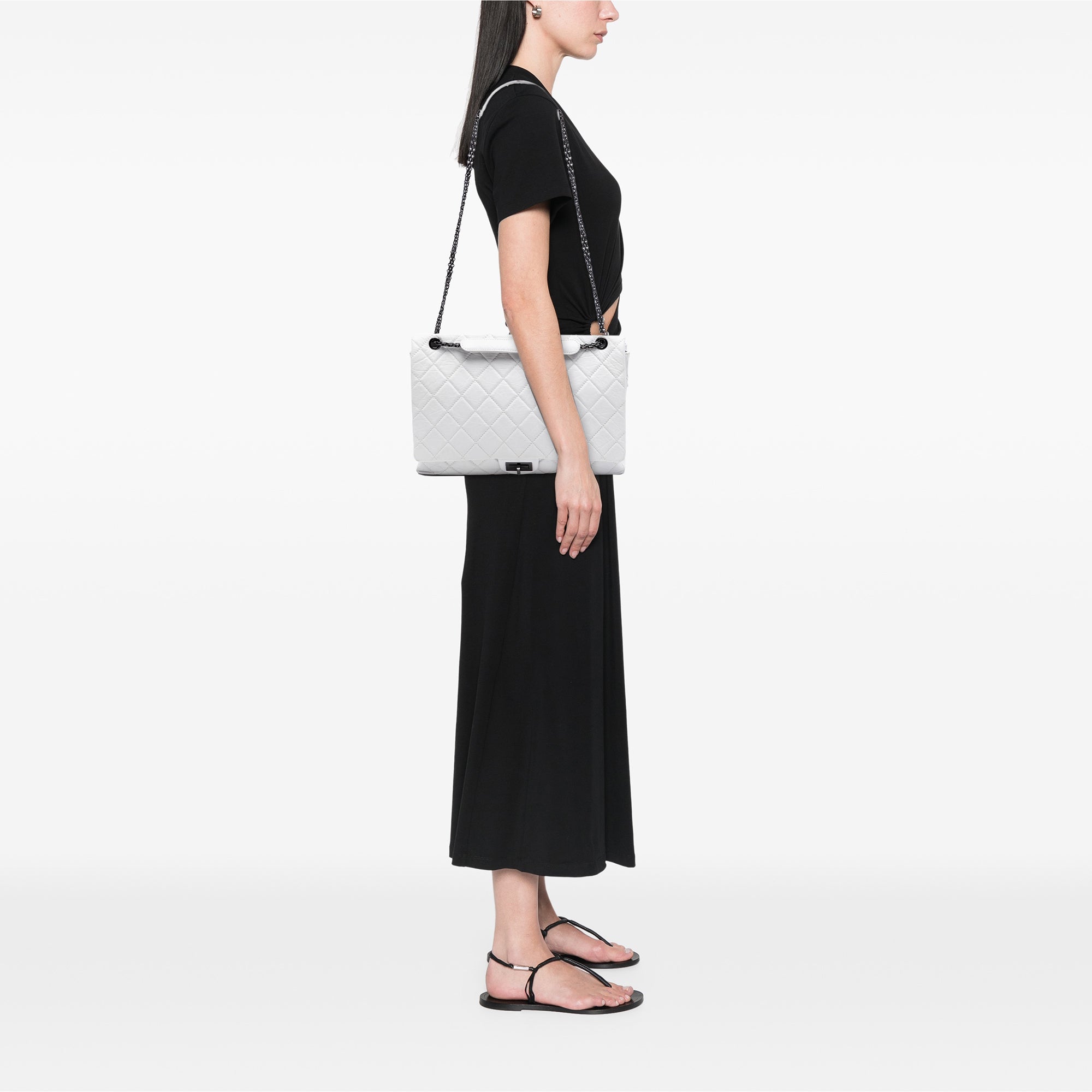 Maxi Quilted Aged Calfskin Reissue 2.55 Single Flap - Image 6