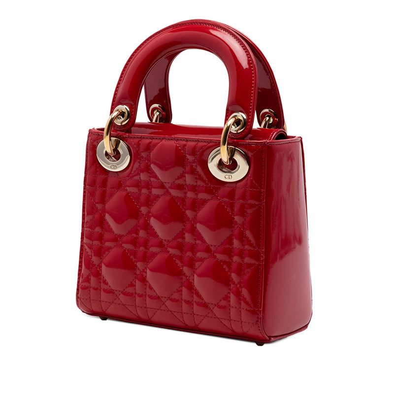 Mini Patent Cannage Lady Dior - Image 2