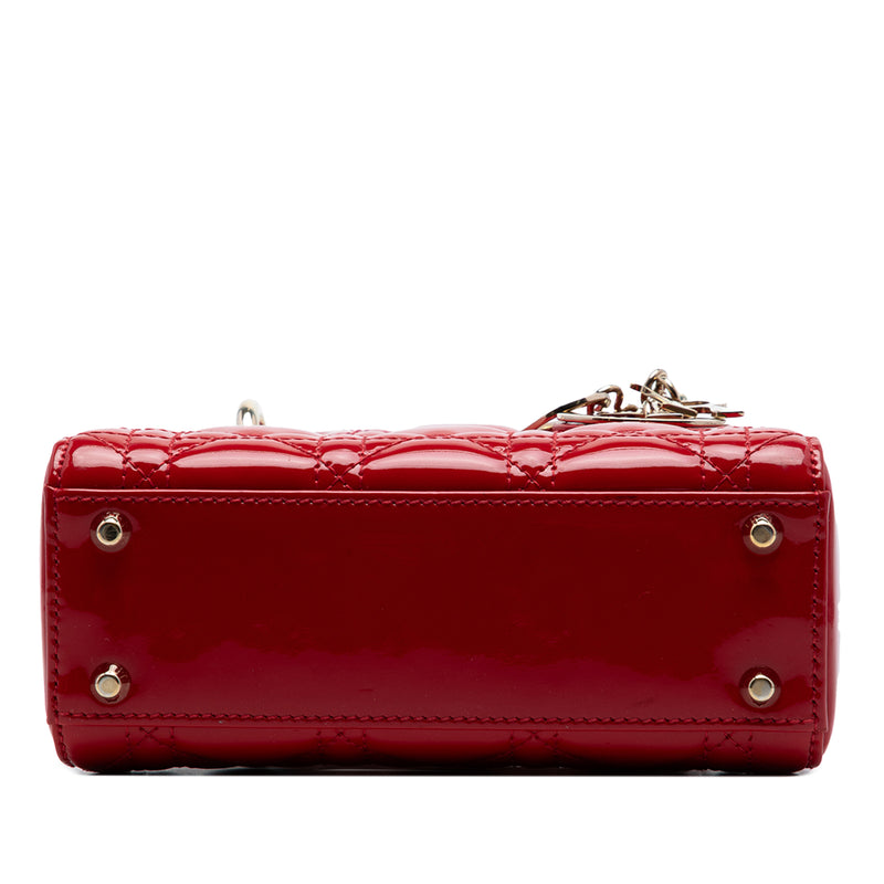 Mini Patent Cannage Lady Dior - Image 3