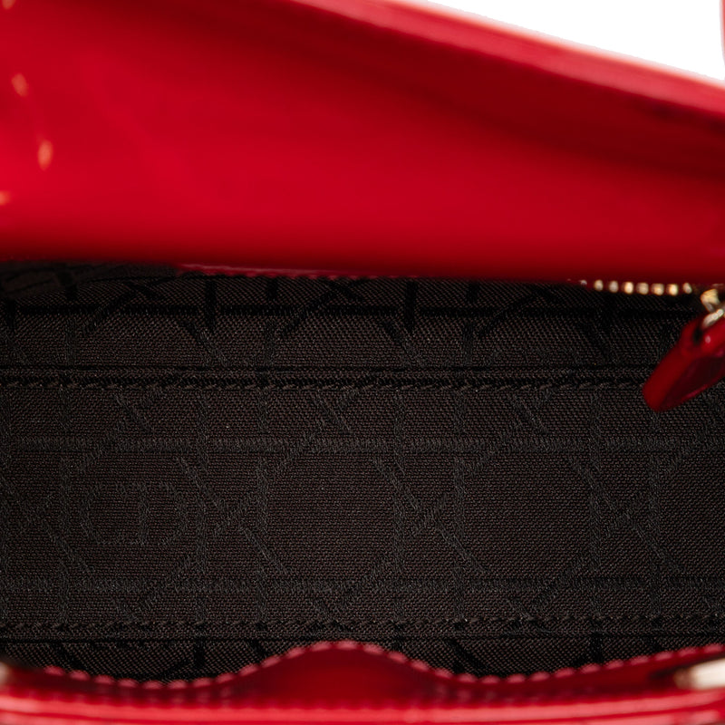 Mini Patent Cannage Lady Dior - Image 4