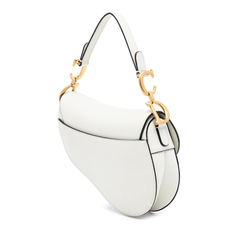 Mini Grained Calfskin Saddle Bag - Image 2