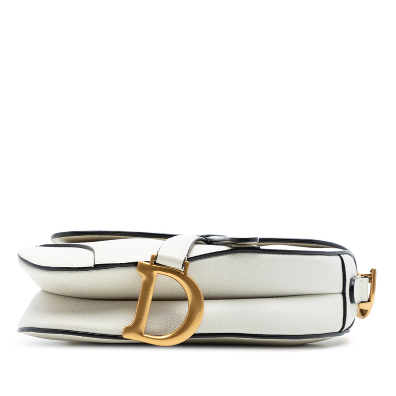Mini Grained Calfskin Saddle Bag - Image 3