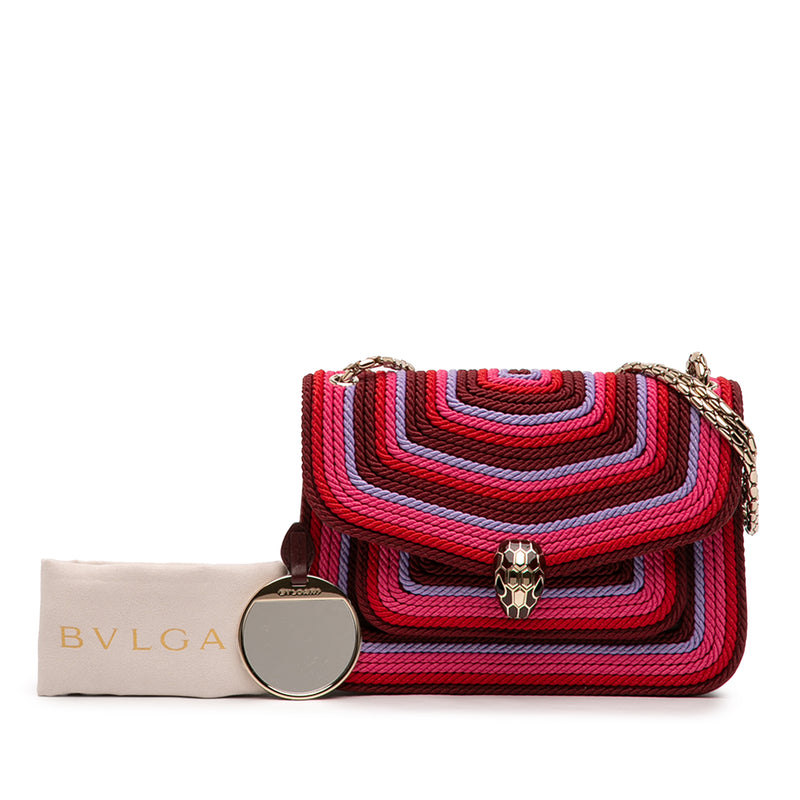 Polyester Serpenti Forever Kaleidoscopia Shoulder Bag - Image 7