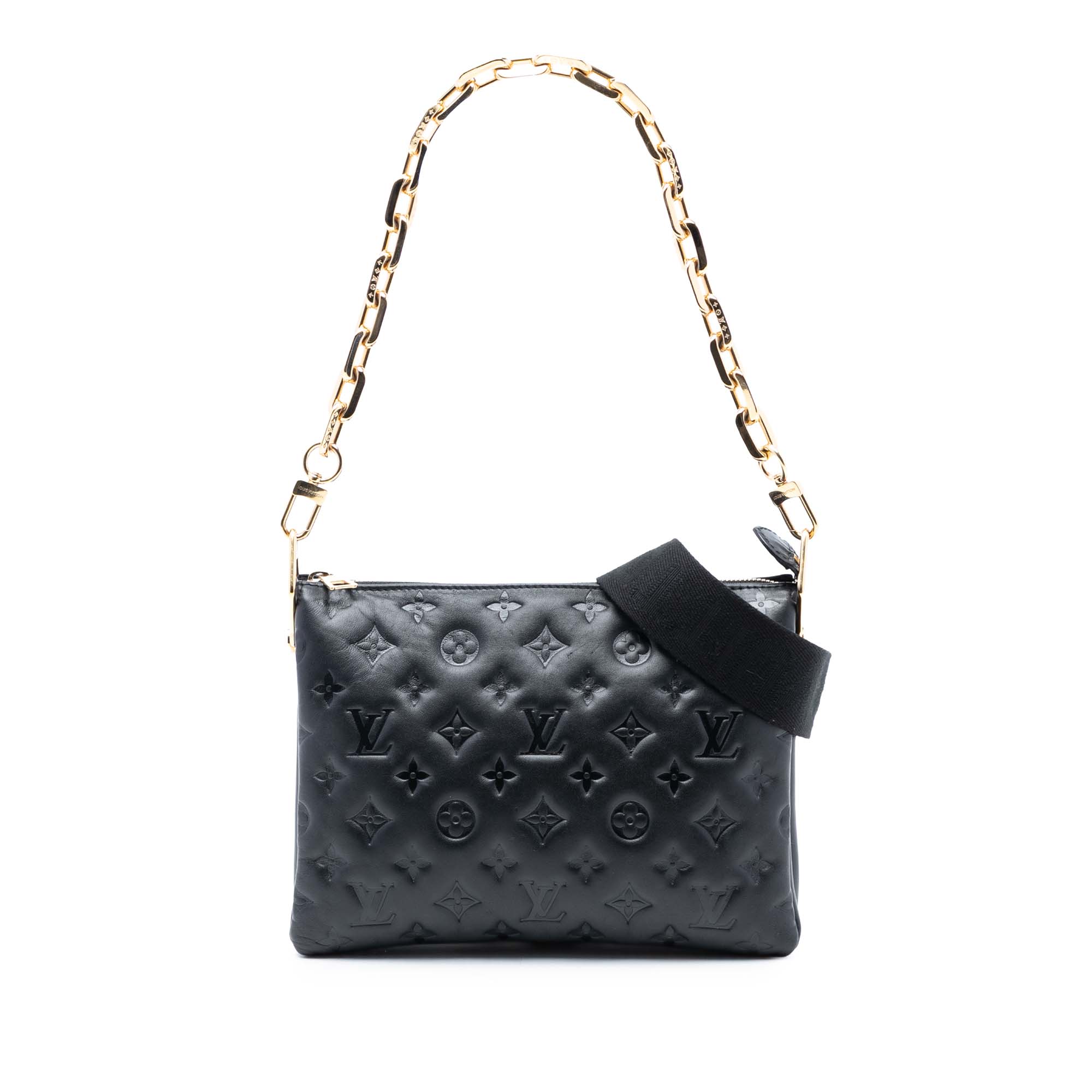 Monogram Embossed Puffy Lambskin Coussin PM - Image 1