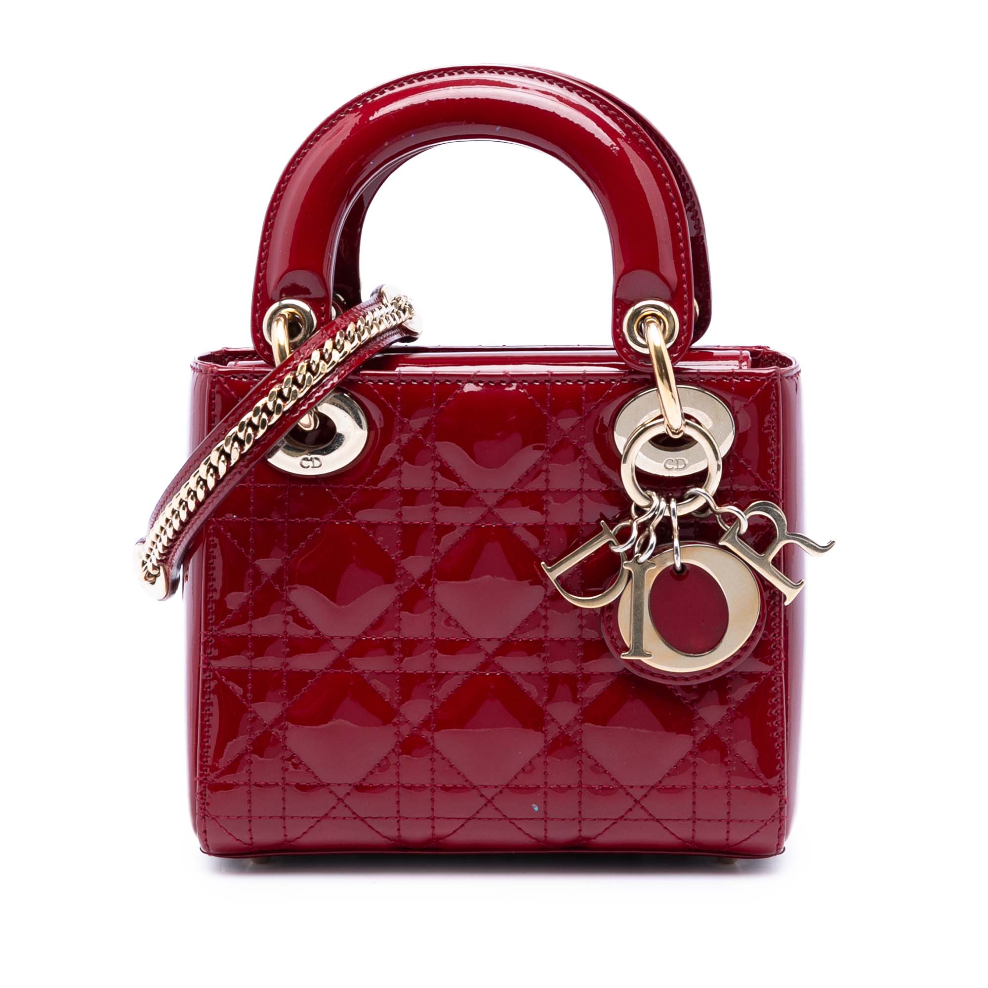 Mini Patent Cannage Lady Dior - Image 1