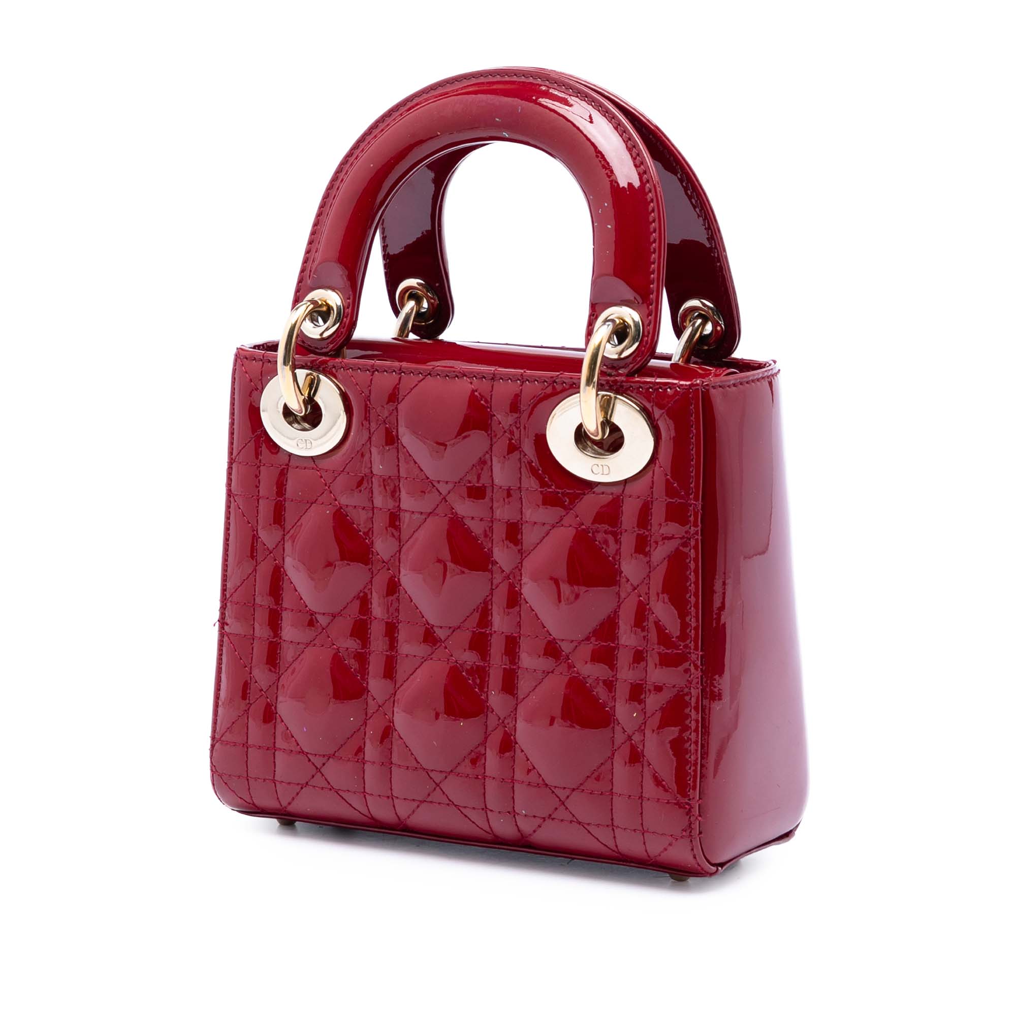 Mini Patent Cannage Lady Dior - Image 2