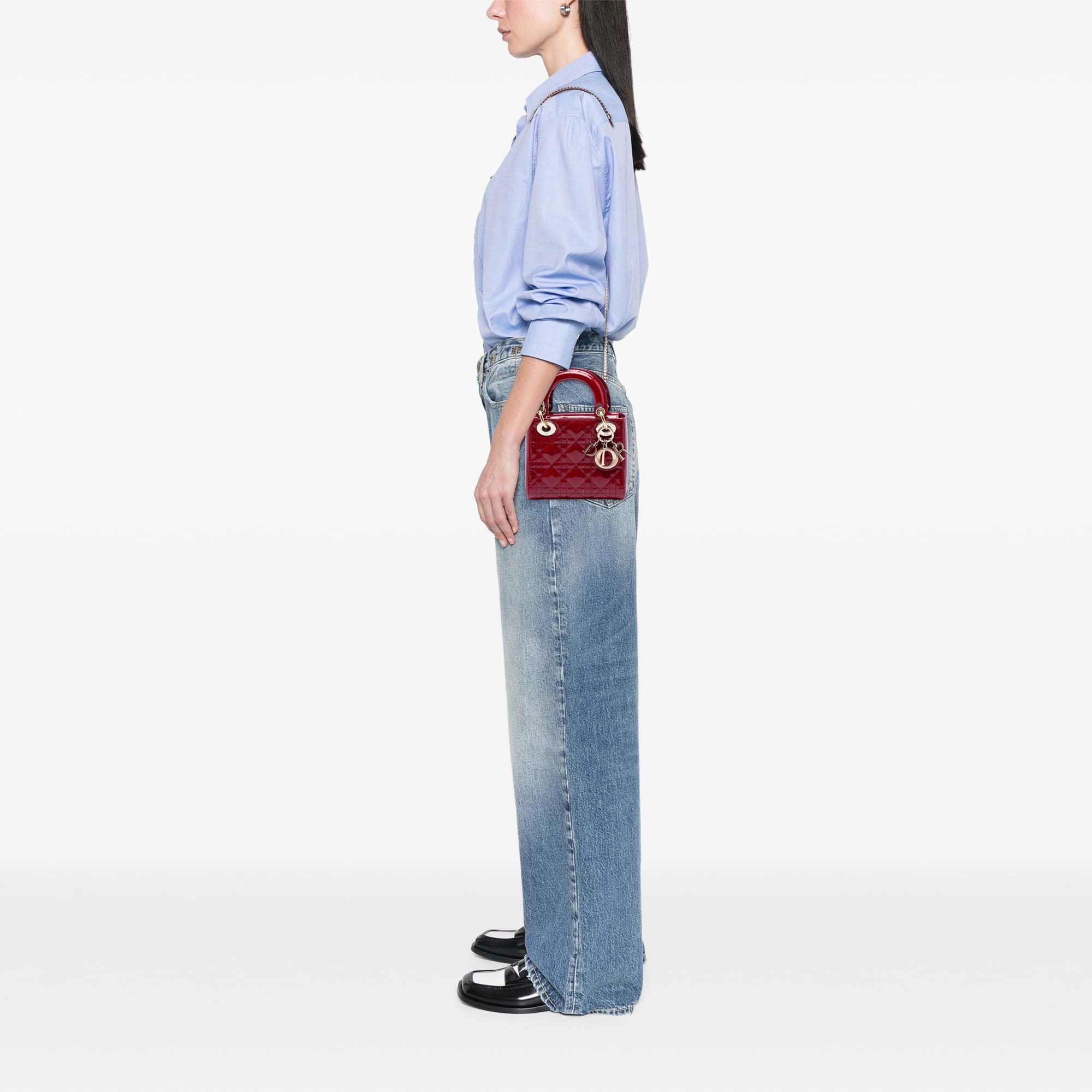 Mini Patent Cannage Lady Dior - Image 6