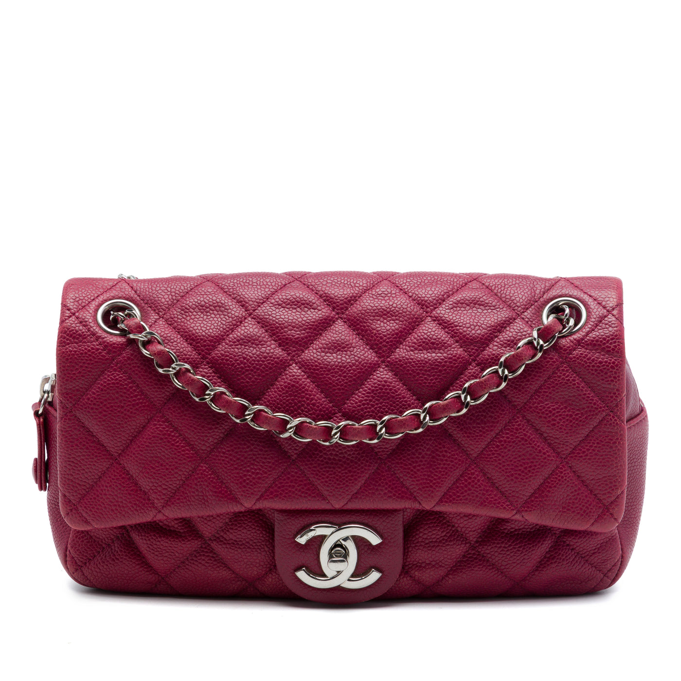 Medium Quilted Caviar Easy Flap - Image 1