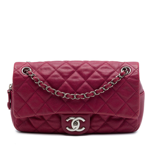 Medium Quilted Caviar Easy Flap - Image 1