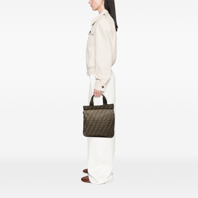Zucca Canvas Shopping Tote - Image 7