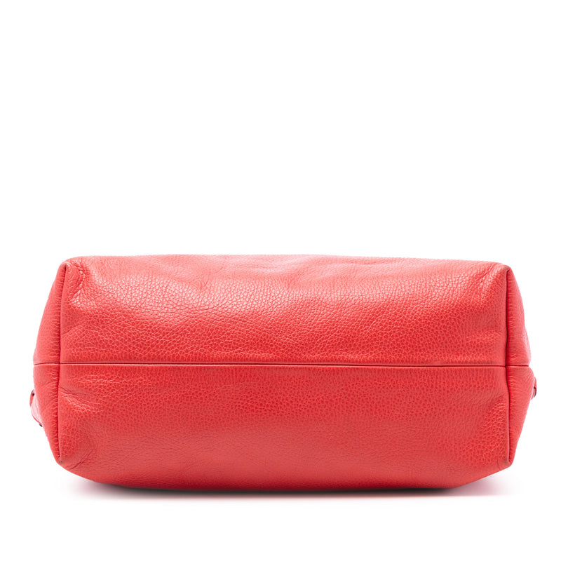 Leather Bamboo Tassel Tote - Image 3