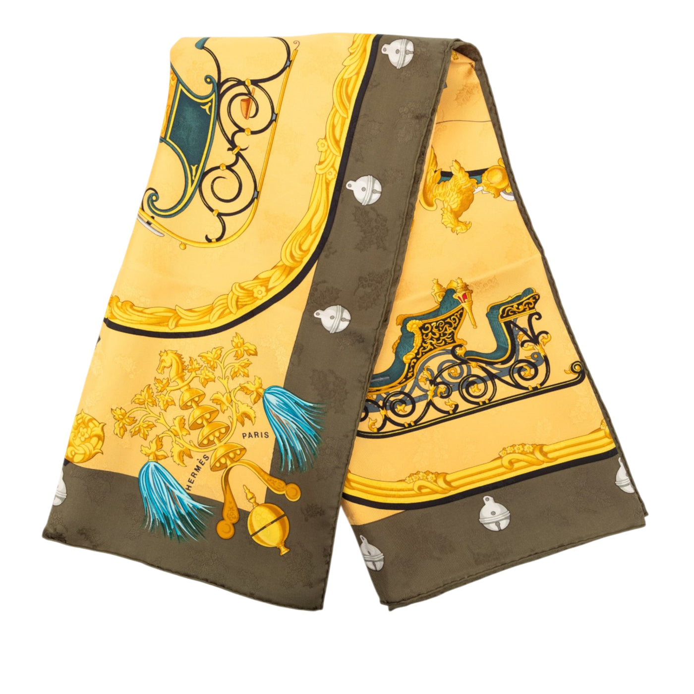 Plumes et Grelots Silk Scarf 90 - Image 1