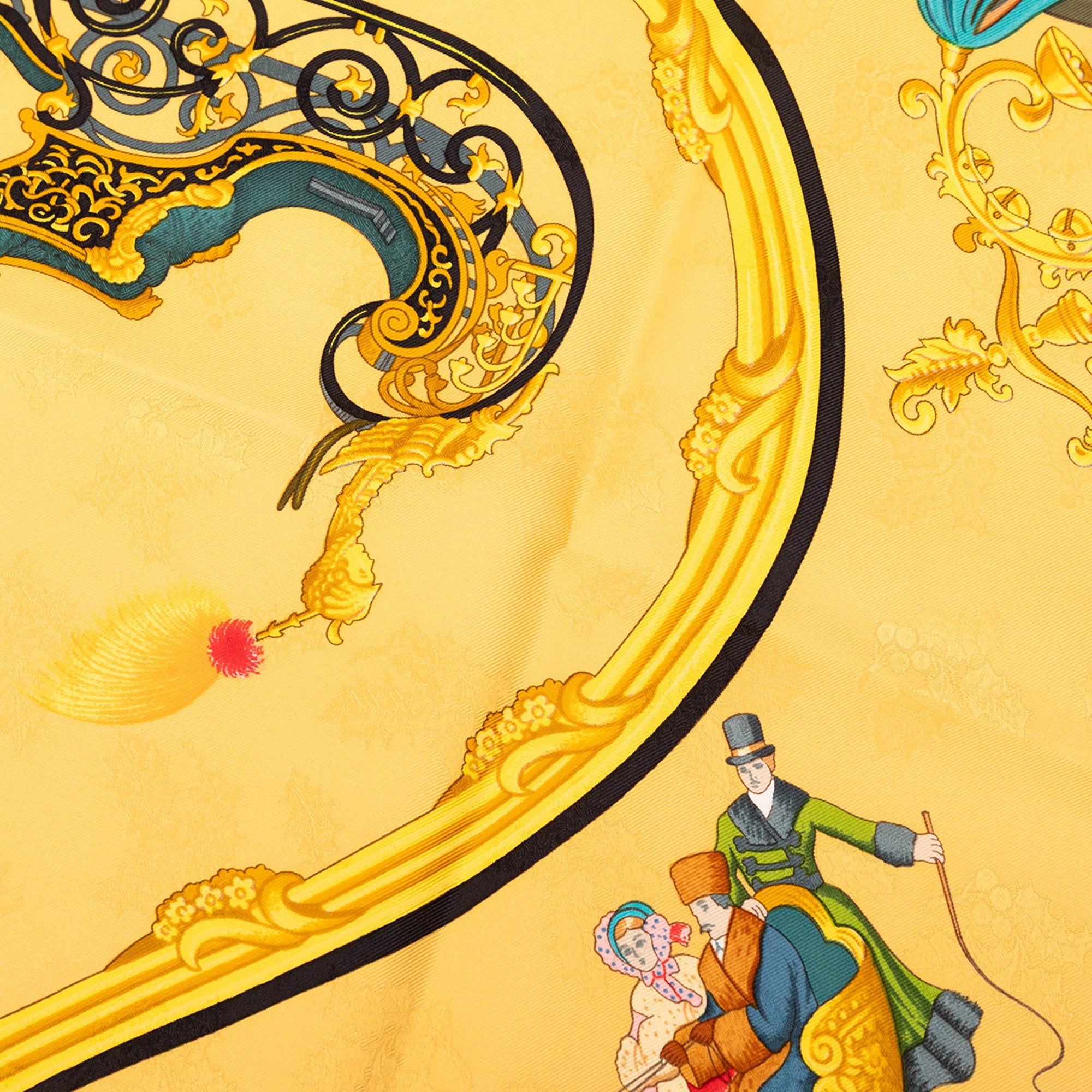 Plumes et Grelots Silk Scarf 90 - Image 2
