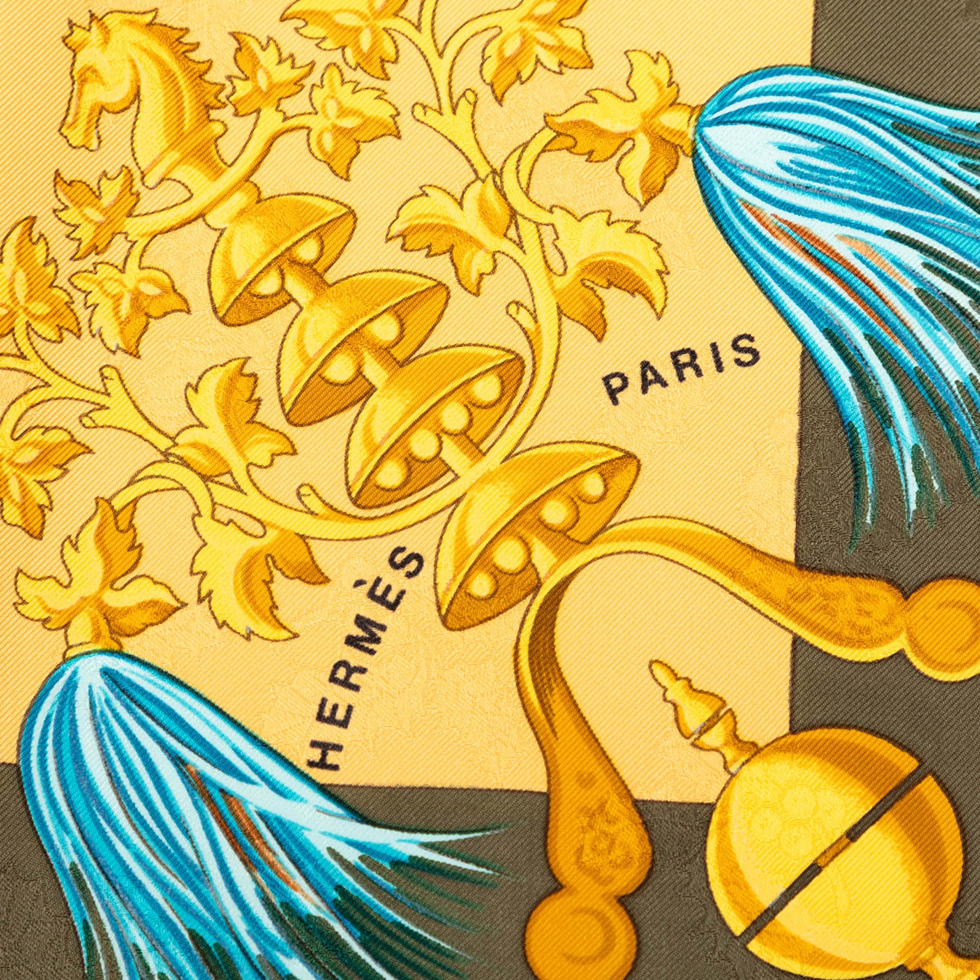 Plumes et Grelots Silk Scarf 90 - Image 4