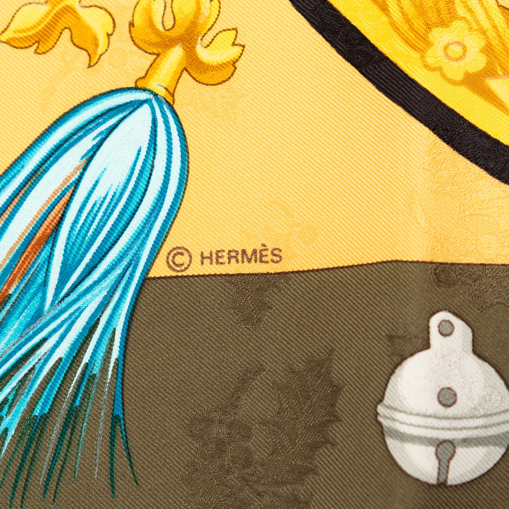 Plumes et Grelots Silk Scarf 90 - Image 6