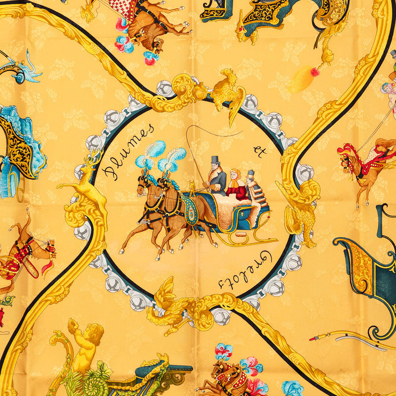 Plumes et Grelots Silk Scarf 90 - Image 7