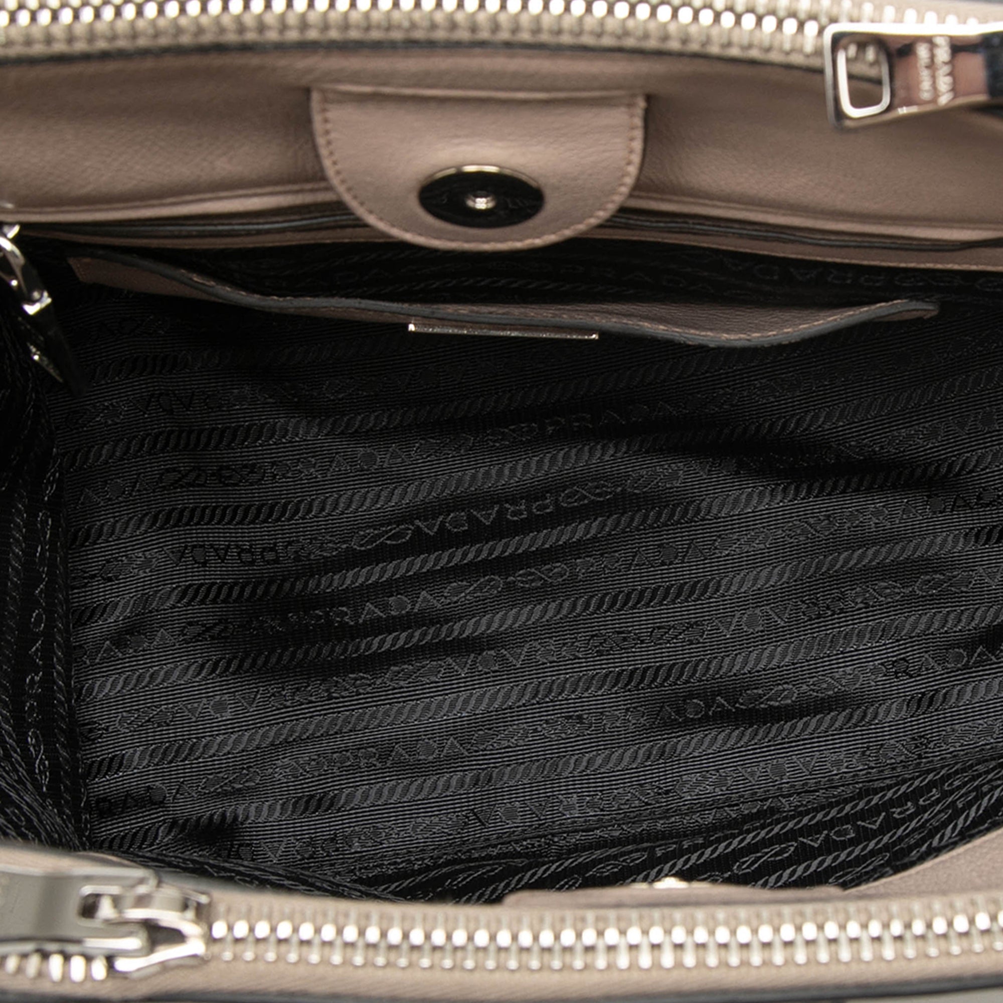 Glace Calf Studded Twin Pocket Satchel - Image 4
