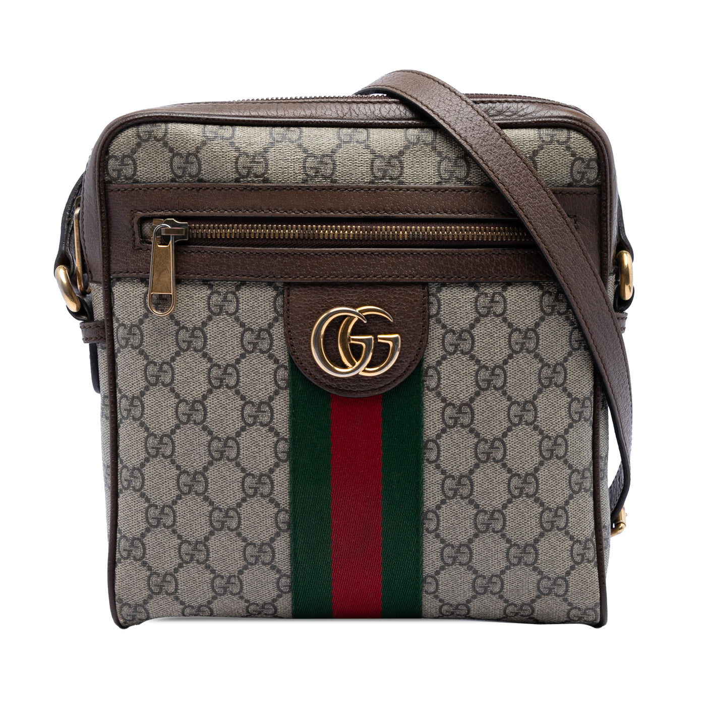 Small GG Supreme Web Ophidia Messenger Bag - Image 1