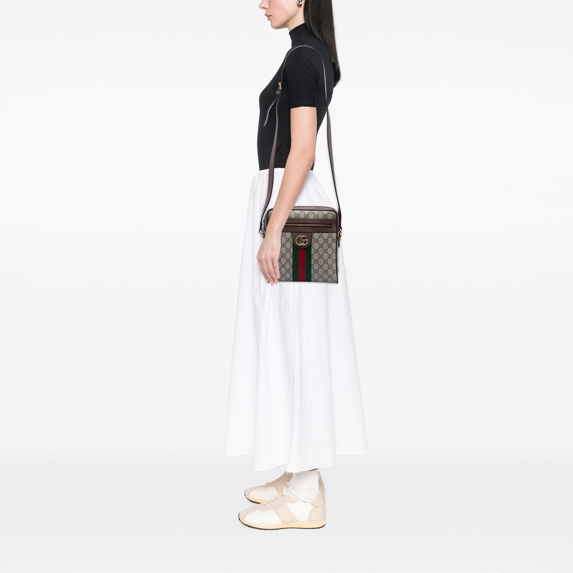 Small GG Supreme Web Ophidia Messenger Bag - Image 7