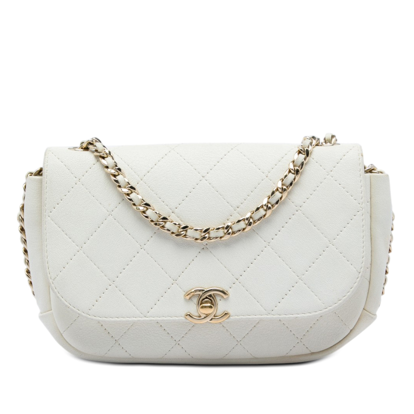 CC Quilted Goatskin Casual Trip Flap - Image 1