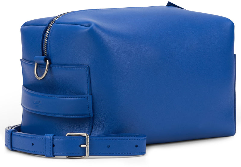 Celine Calf Leather Shoulder Bag — Blue Skin