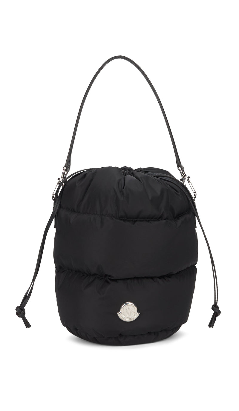 Moncler Caradoc Bucket Bag — Black Polyamide