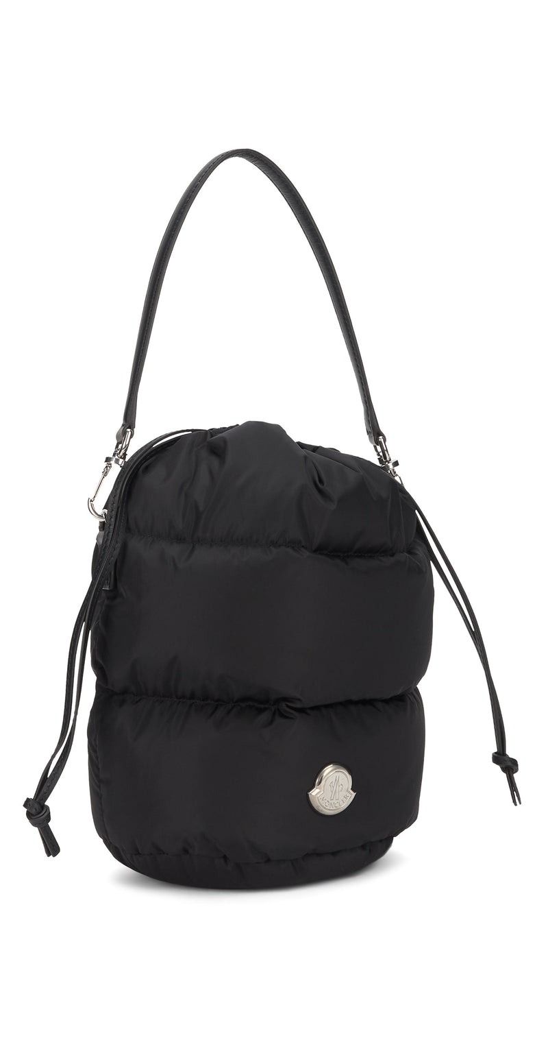 Moncler Caradoc Bucket Bag — Black Polyamide
