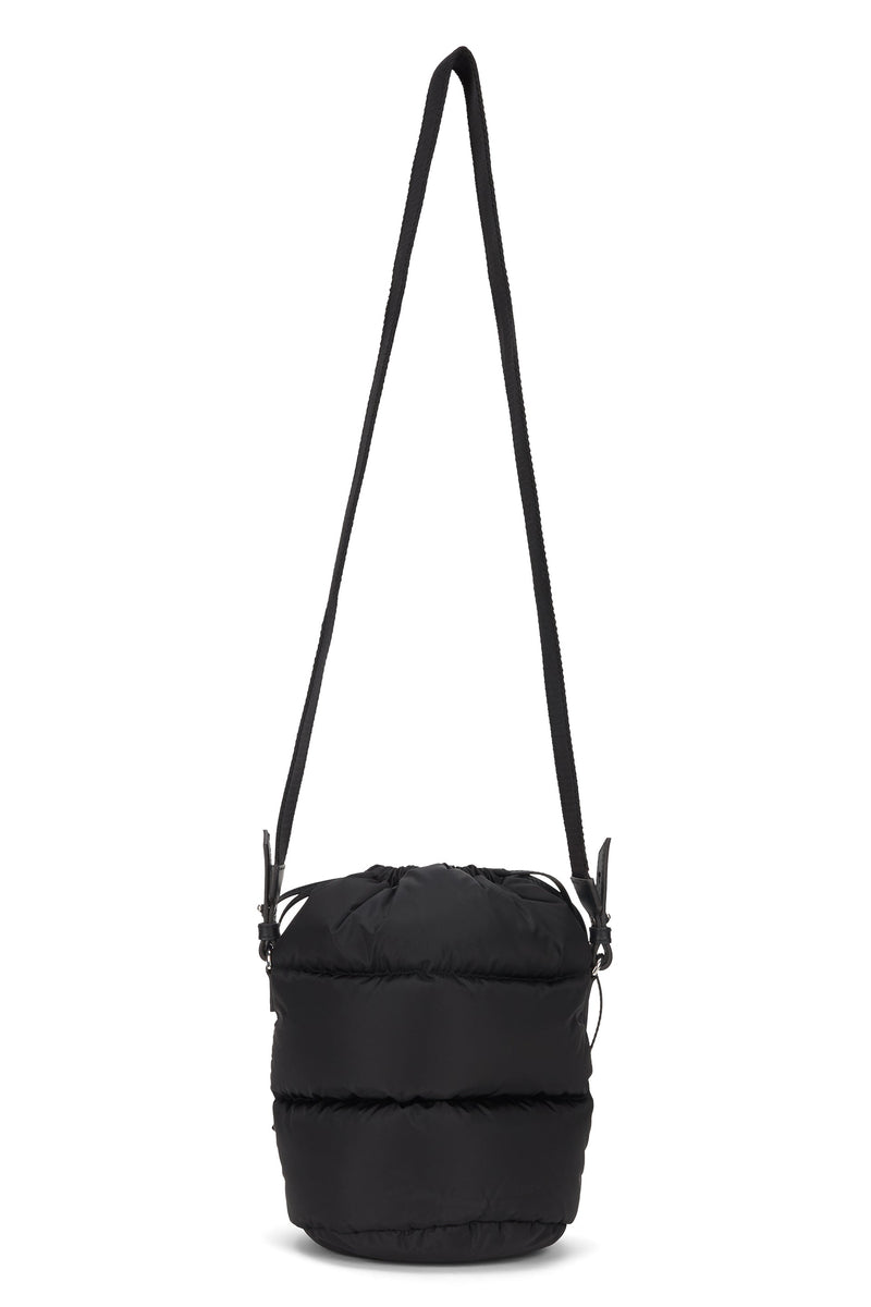 Moncler Caradoc Bucket Bag — Black Polyamide
