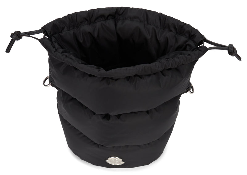 Moncler Caradoc Bucket Bag — Black Polyamide