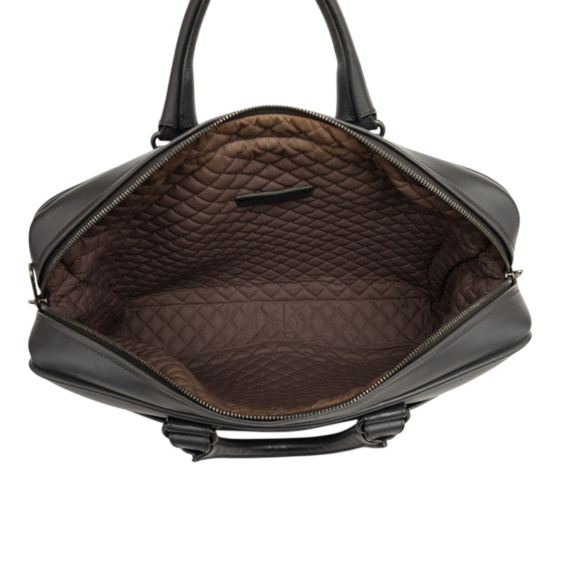 Intrecciato Trimmed Leather Briefcase - Image 4