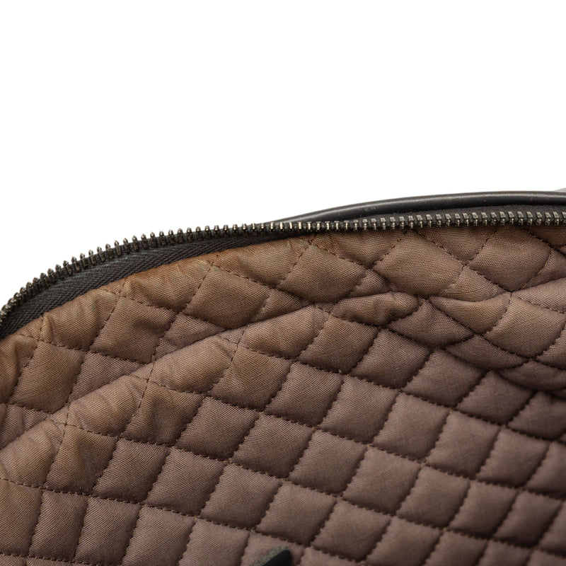 Intrecciato Trimmed Leather Briefcase - Image 7