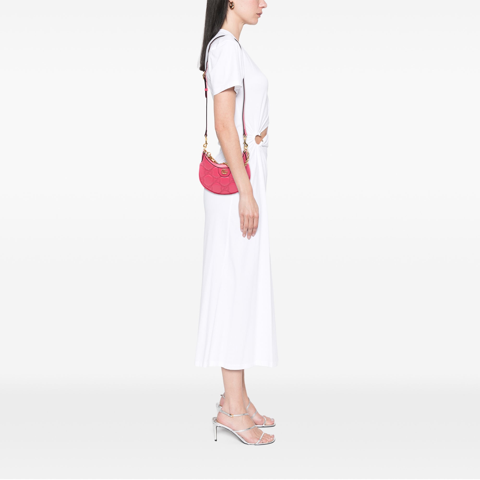 Mini GG Marmont Matelasse Calfskin Satchel - Image 6