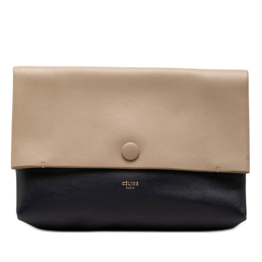 Bicolor Leather All Soft Pouch - Image 1