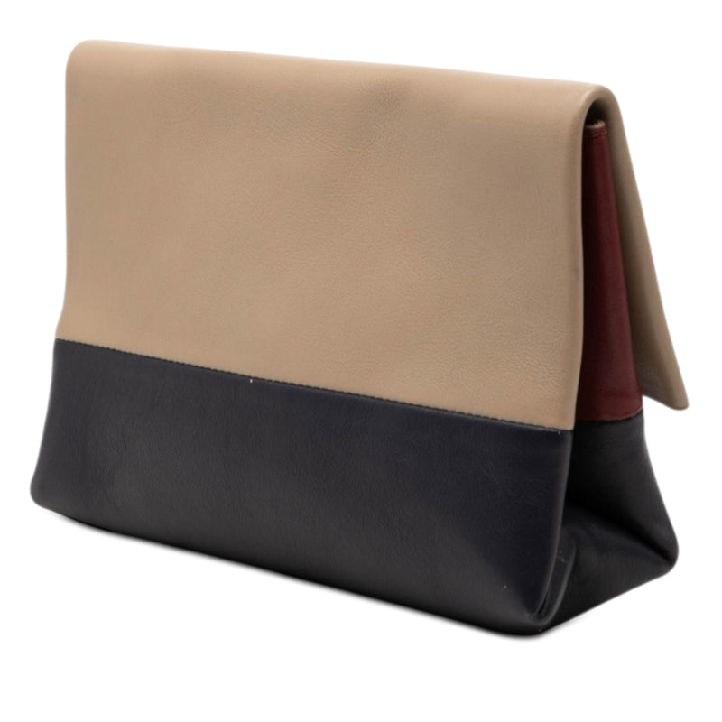 Bicolor Leather All Soft Pouch - Image 2