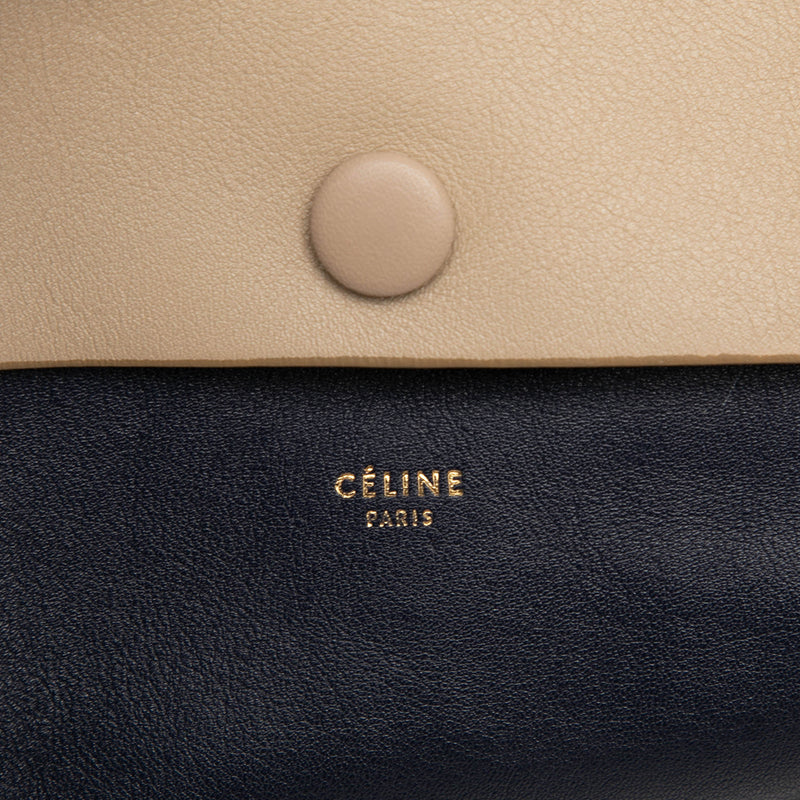 Bicolor Leather All Soft Pouch - Image 5