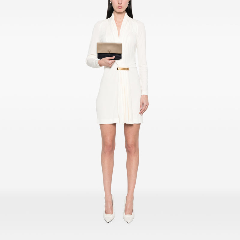 Bicolor Leather All Soft Pouch - Image 6