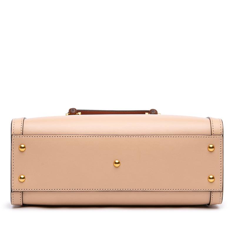 Medium Calfskin Bamboo Diana Satchel - Image 3