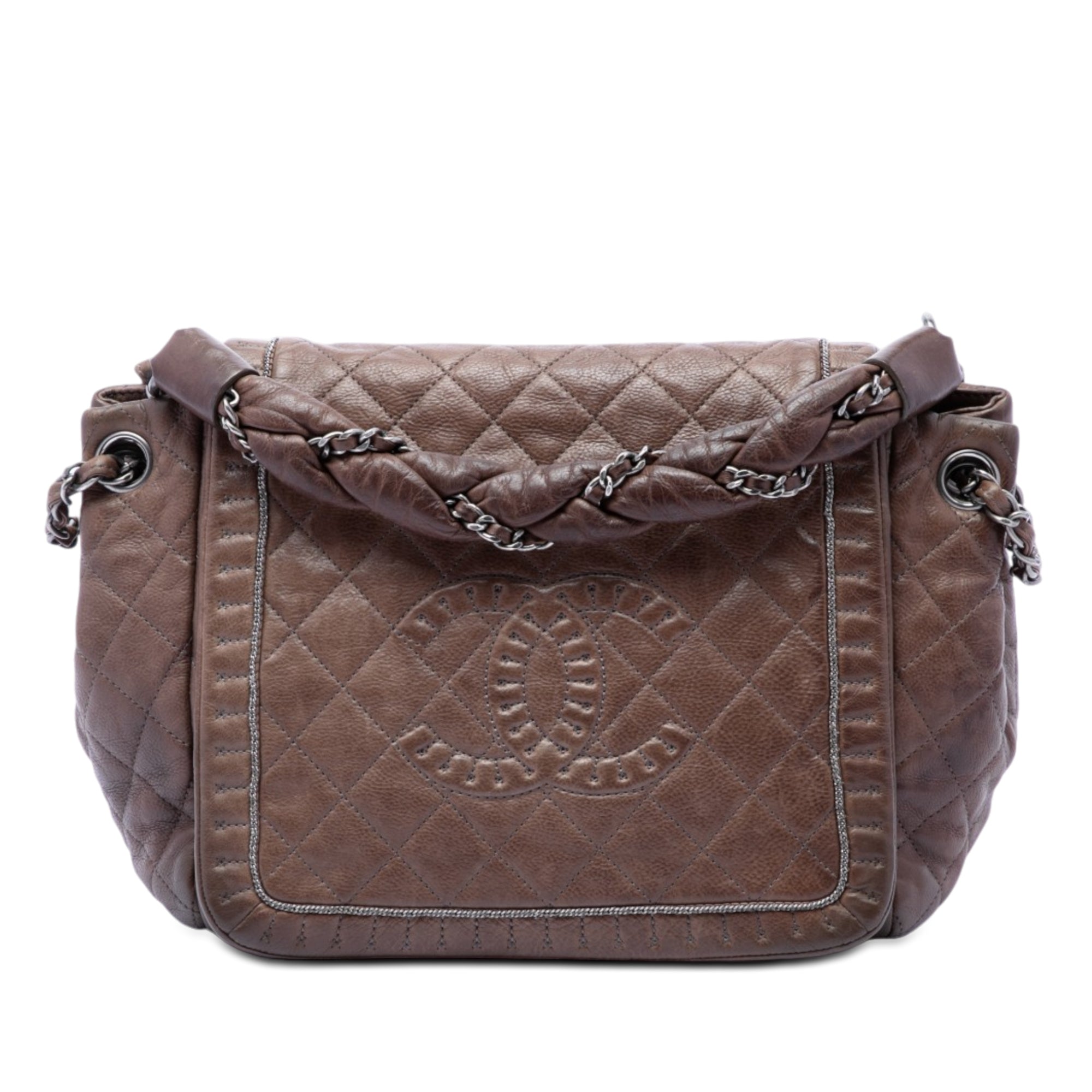 Small Quilted Calfskin Istanbul Accordion Flap - Image 1