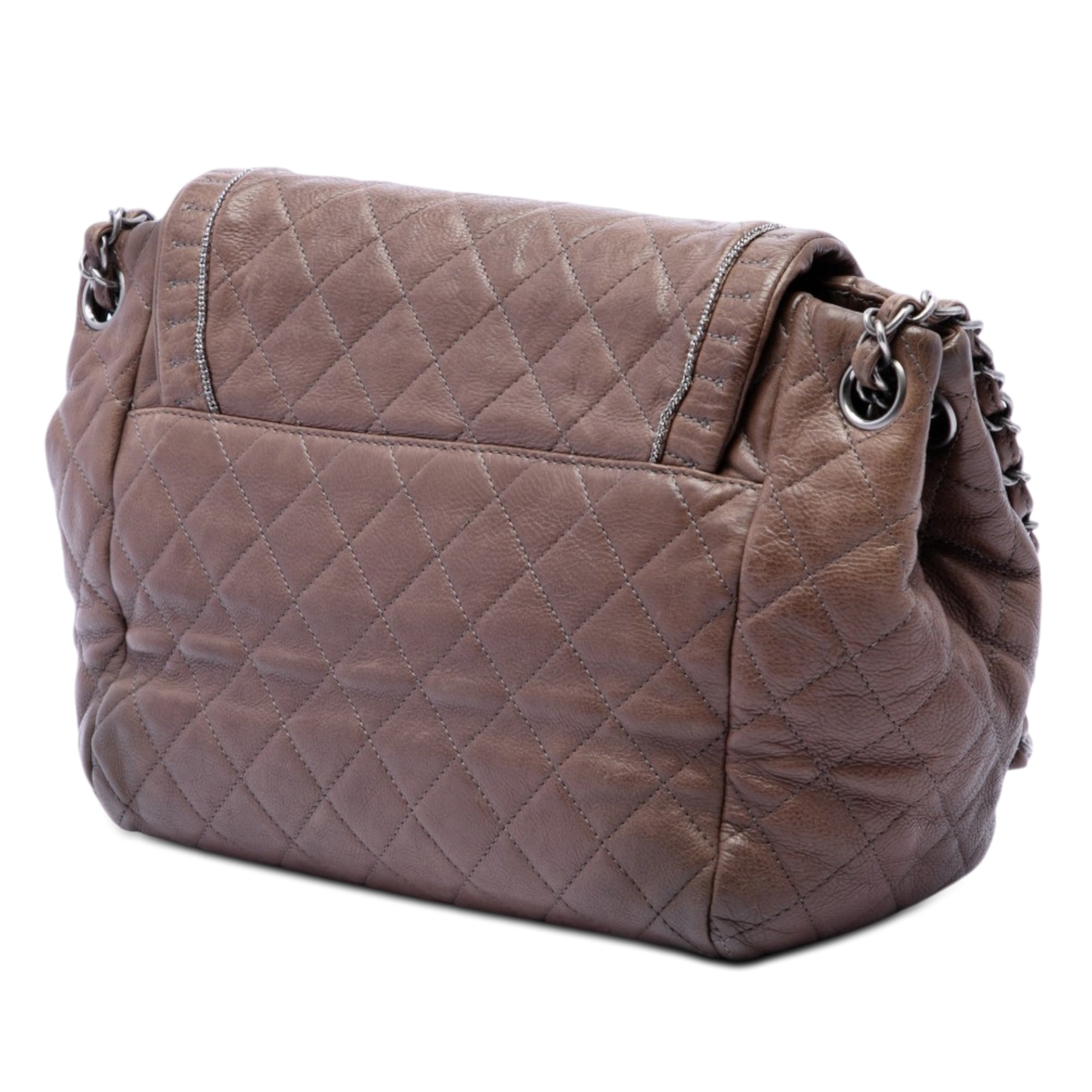 Small Quilted Calfskin Istanbul Accordion Flap - Image 2