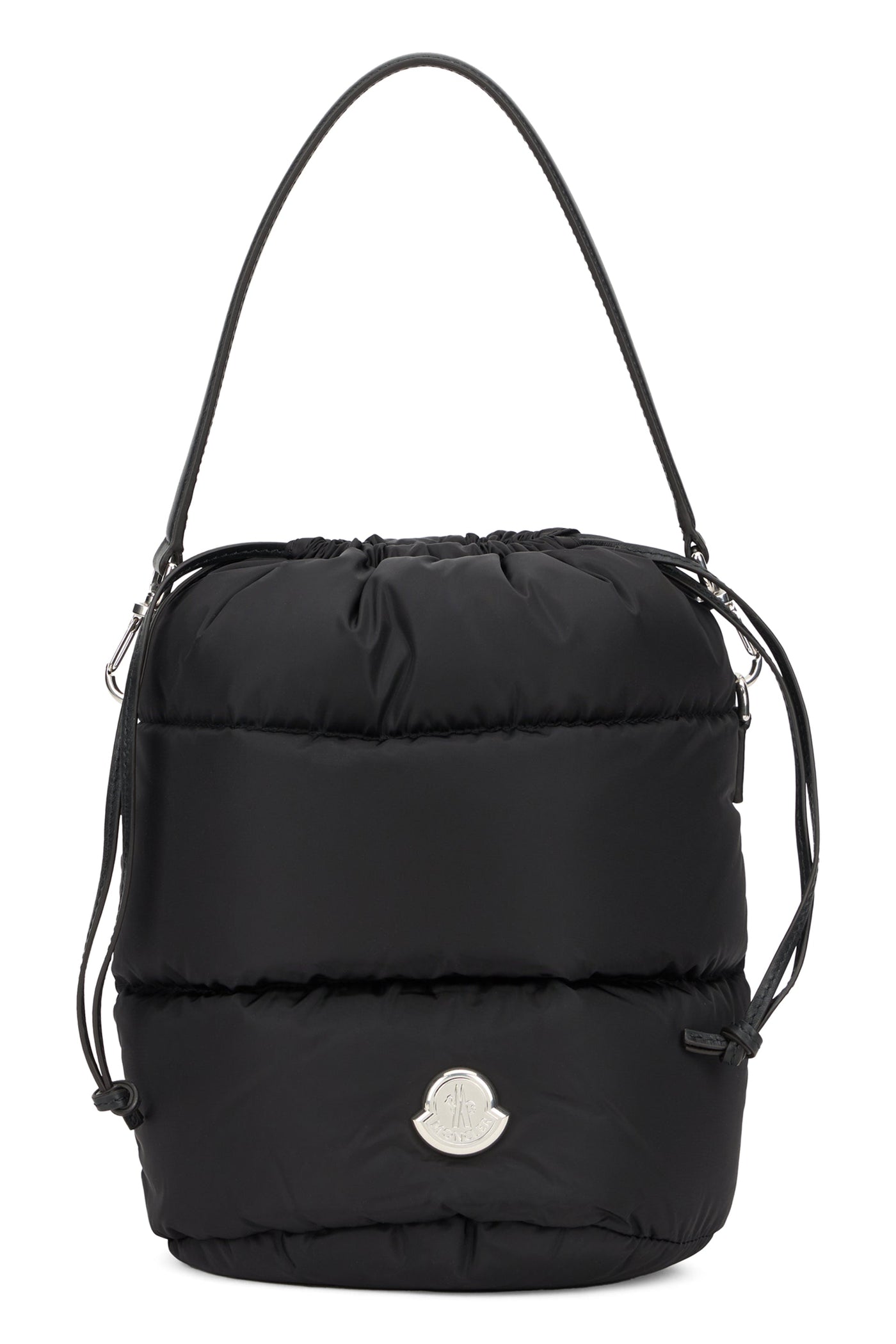 Moncler Quilted Polyamide Shoulder Bag — Black