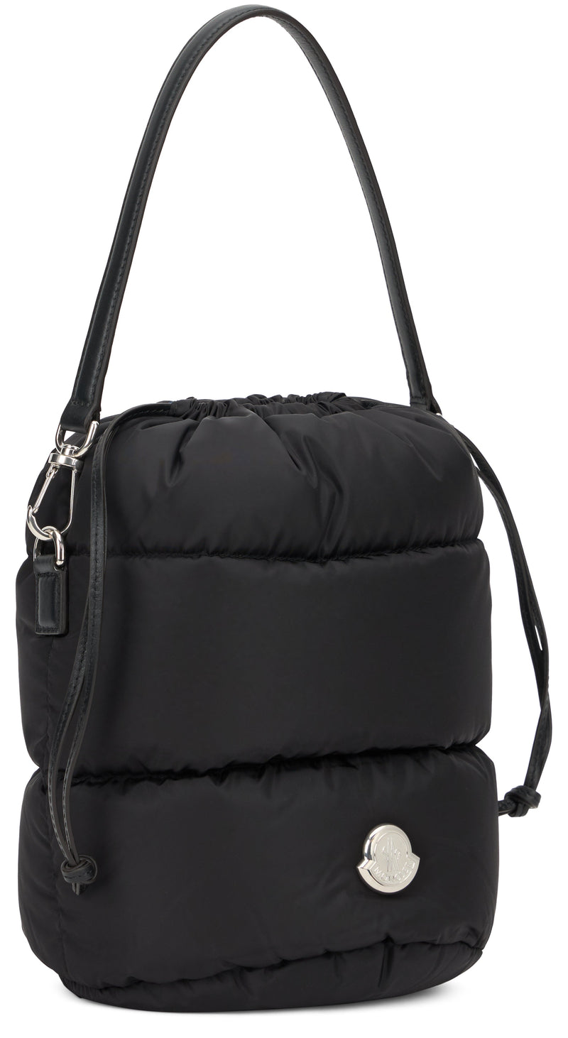 Moncler Quilted Polyamide Shoulder Bag — Black