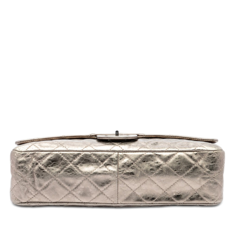 Metallic Aged Calfskin Reissue 2.55 Double Flap 227 - Image 3