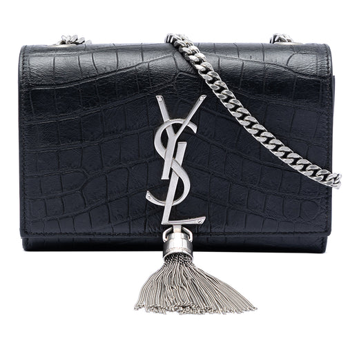 Small Embossed Kate Tassel Crossbody Bag - Image 1