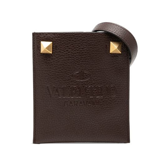 Mini Grained Calfskin Rockstud Identity Crossbody - Image 1