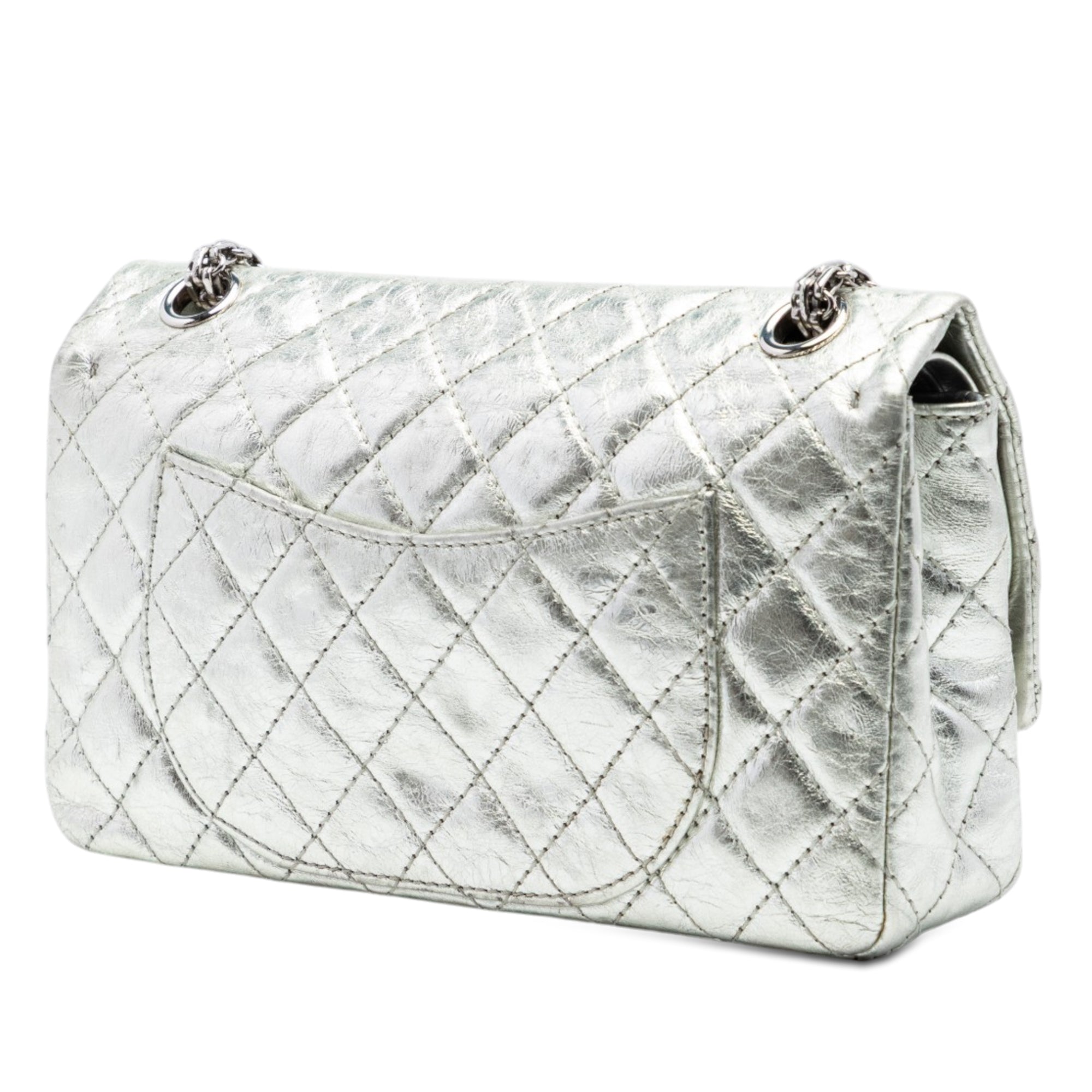 Metallic Aged Calfskin Reissue 2.55 Double Flap 225 - Image 2